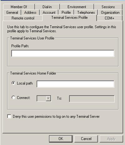 Terminal Server - Prevent roaming profile changes from propagating to the server for certain users