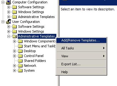 Add administrative templates