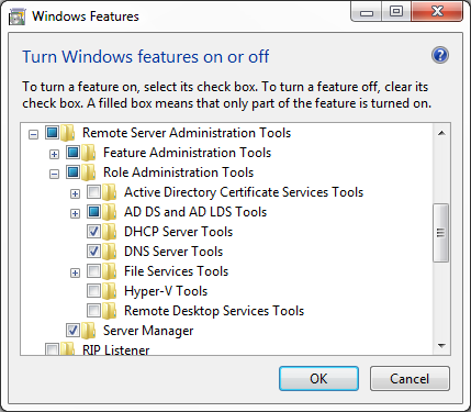 Remote Server Administration Tools