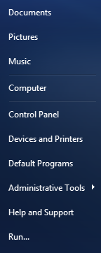 Start Menu with Run...