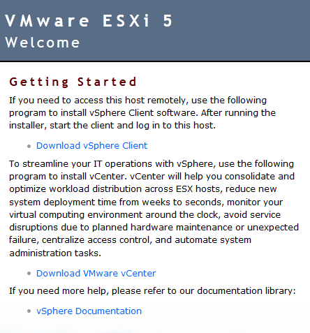 Download vSphere Client v5