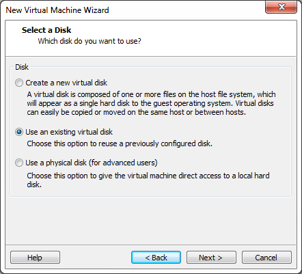 New Virtual Machine Wizard