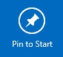 Pin to Start in Windows 8