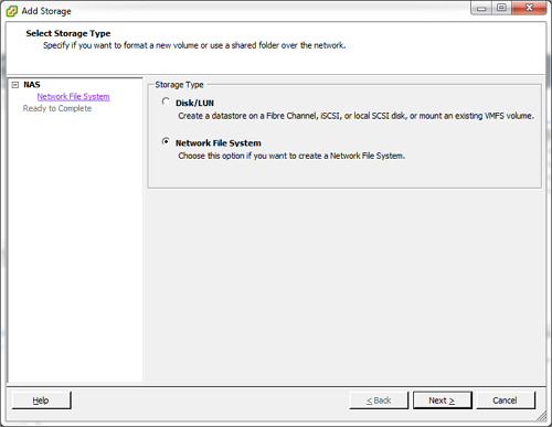 VMware ESXi Add Storage