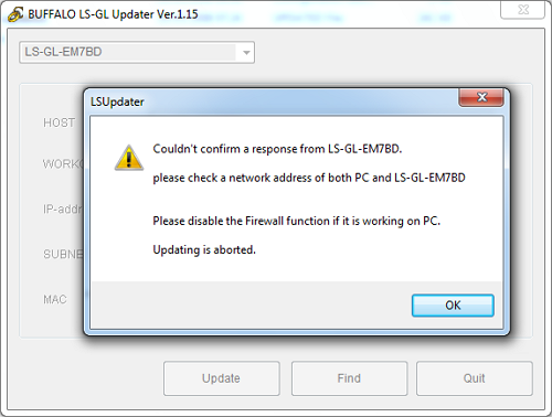 Buffalo LS-GL Updater ver.1.15