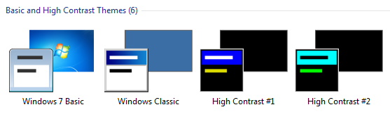 Windows 7 Themes