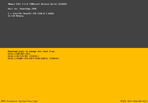 VMware ESXi 5.5.0