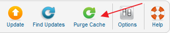 Joomla - Purge Cache