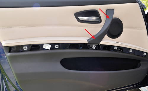 BMW door handle trim