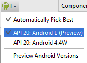 Android API level