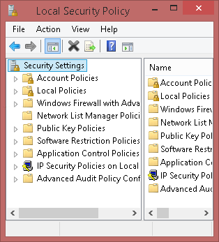 Local Security Policy