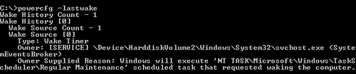 powercfg -lastwake