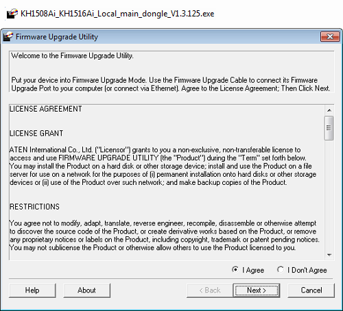 Aten Firmware Upgrade Utility