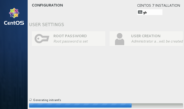 CentOS installation