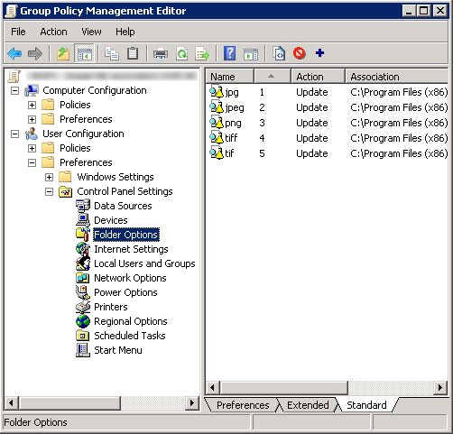 Group Policy Management Editor