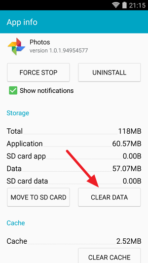 Google Photos App Info