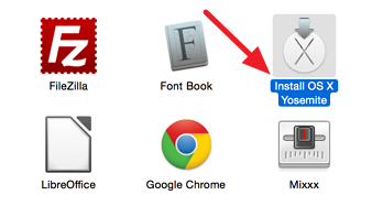 Install OS X Yosemite