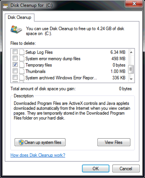 Windows Disk Cleanup