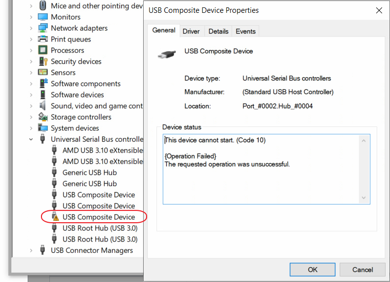 Brother MFC-7360N - This device cannot start