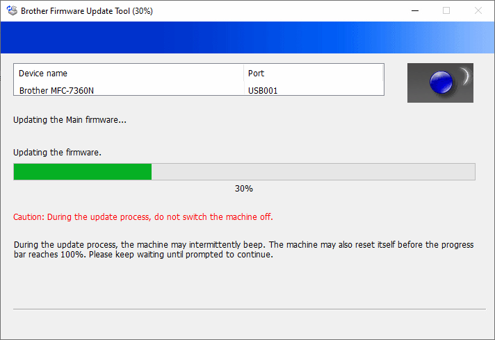 Brother MFC-7360N Firmware Update Tool