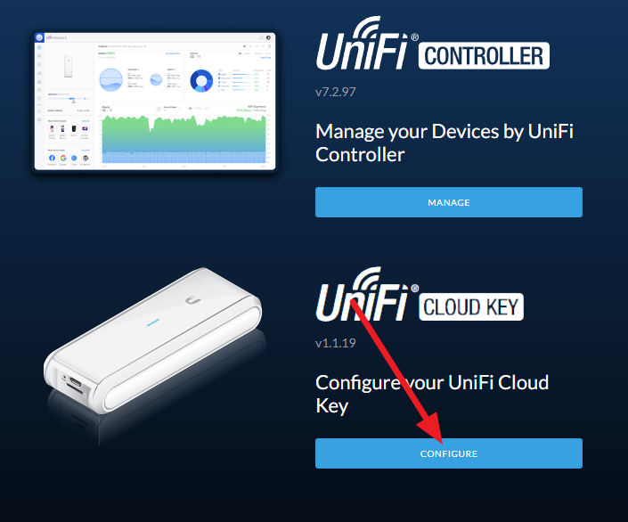 Cloud Key Configuration